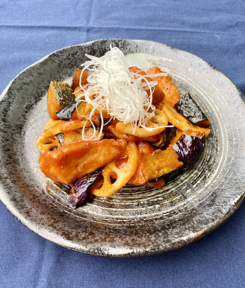 Vol.3 はちみつ入り『秋鮭と秋野菜の甘酢あん』